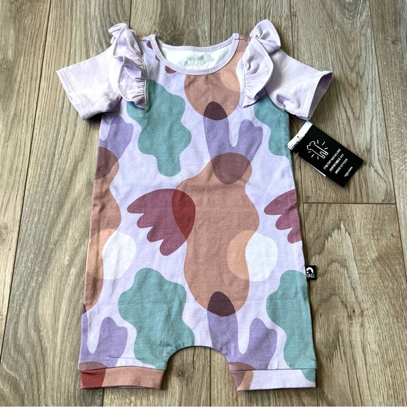 Rags to Raches Other - NEW Rags to Raches girls Romper 12-18M purple